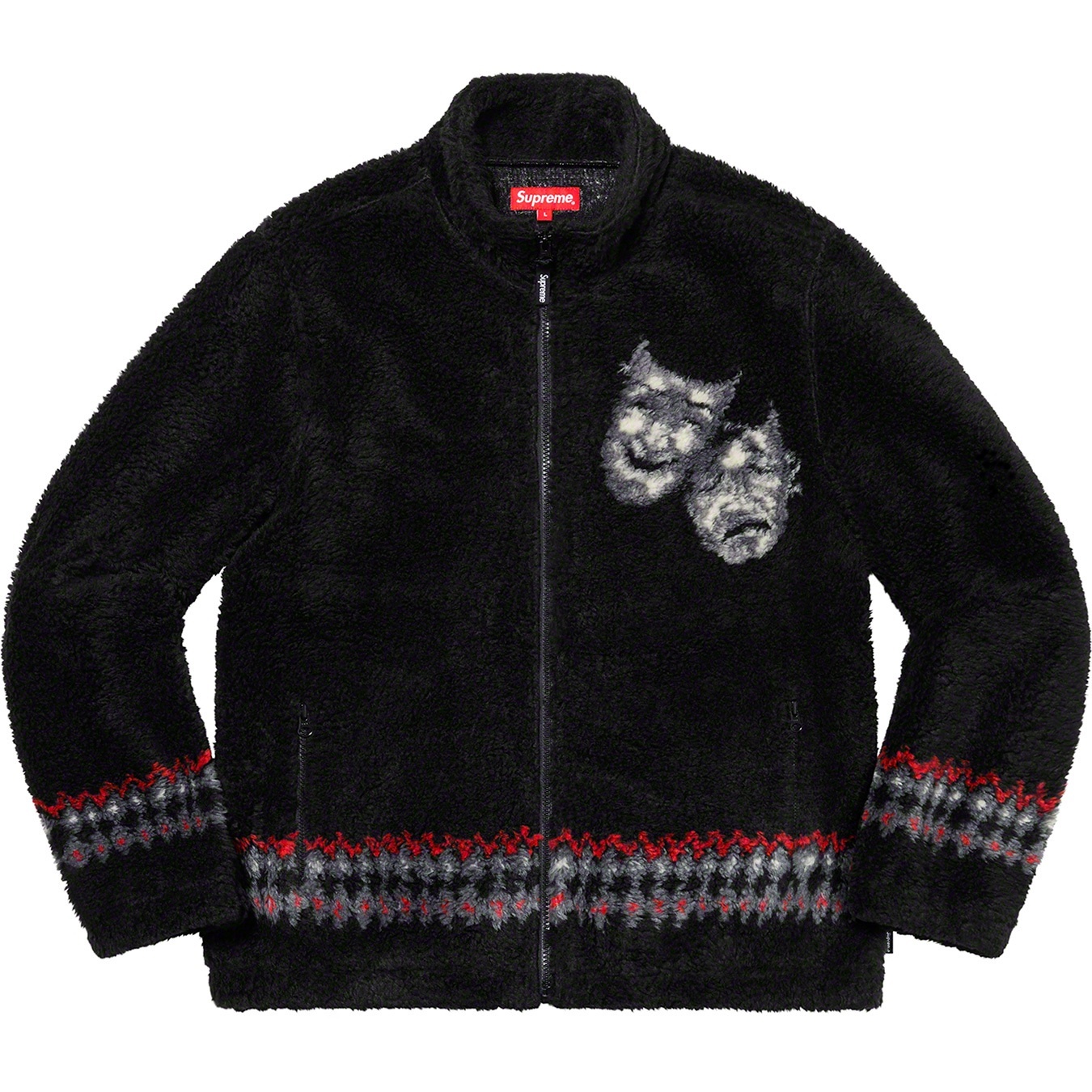 Drama Mask Fleece Jacket view 4